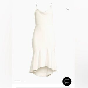 Alice and Olivia white dress